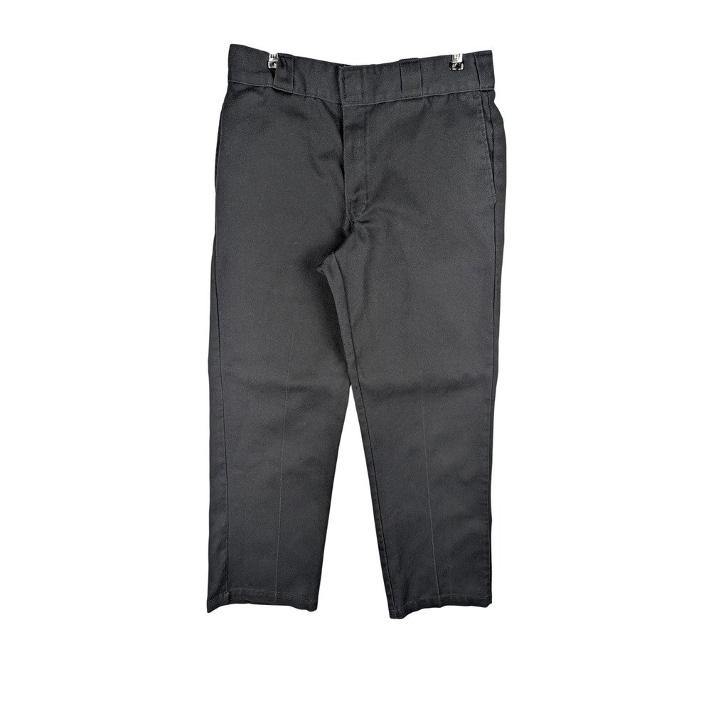 Dickies 874 Original Fit Flex Work Pants Mens 32x30 Black Straight Leg